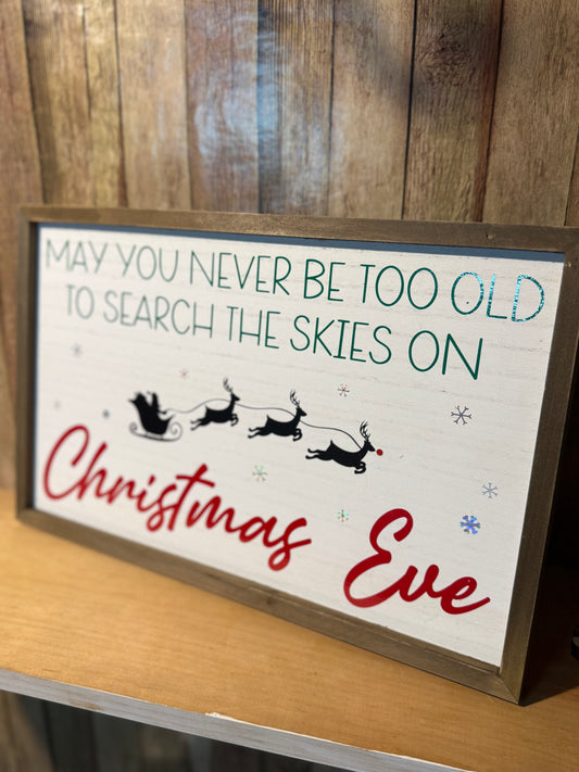 Search the skies on Christmas Eve
