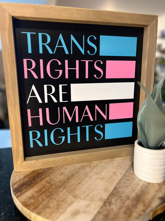 Trans Rights Are Human Rights, LGBTQ, Pride, Equality