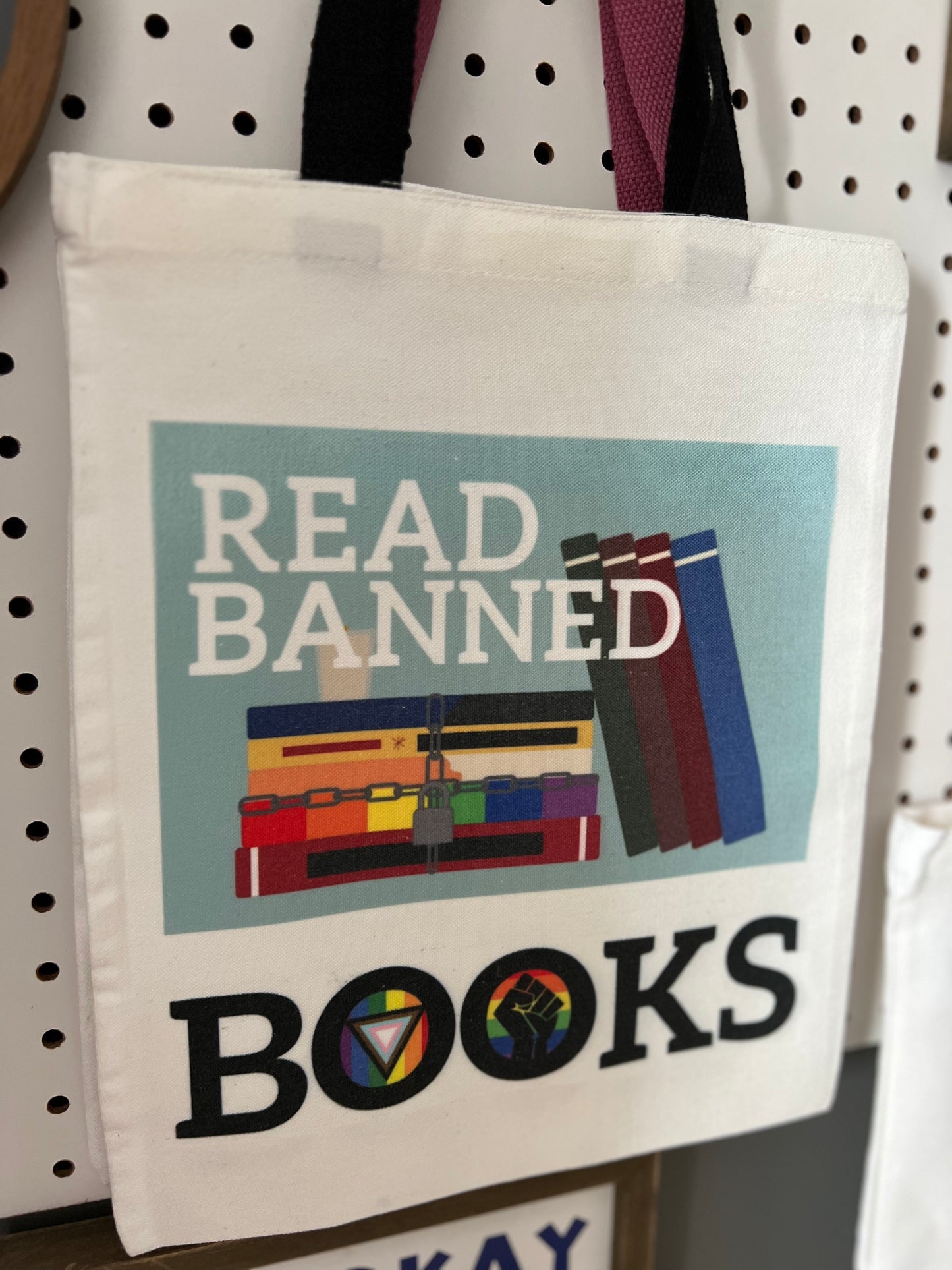 Read Banned Books, Canvas Tote Bag