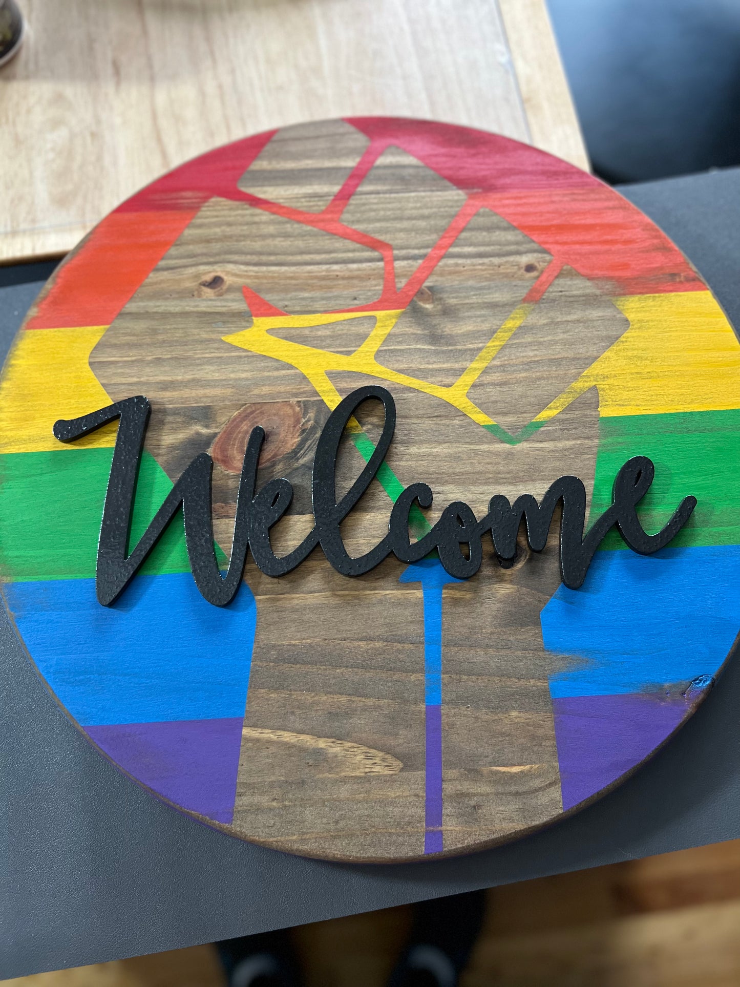 Pride and BLM Welcome Sign, LGBTQ, Equality