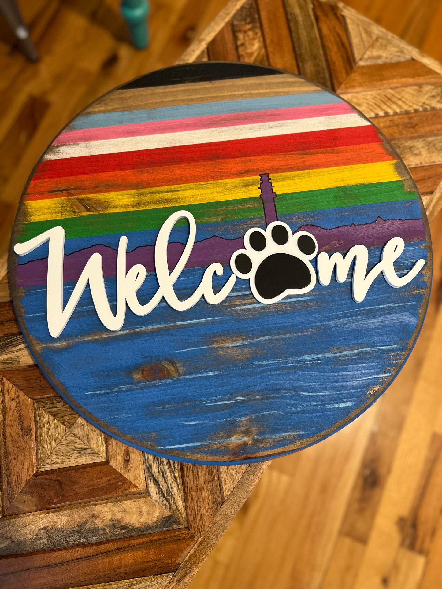 Provincetown Dog Welcome Sign, PTown, LGBTQ, Pride, AirBnB