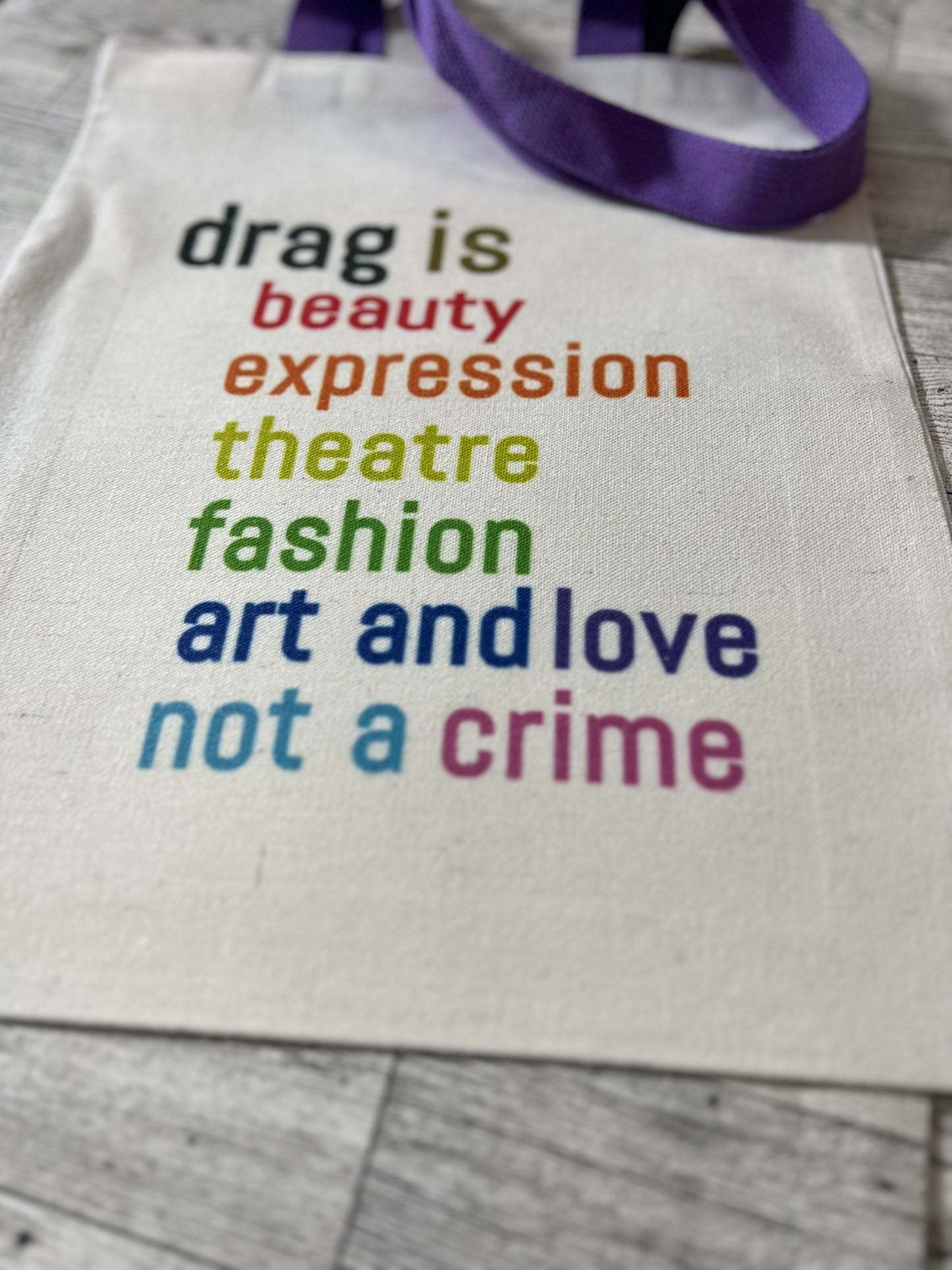 Drag is, beauty, expression, NOT A CRIME