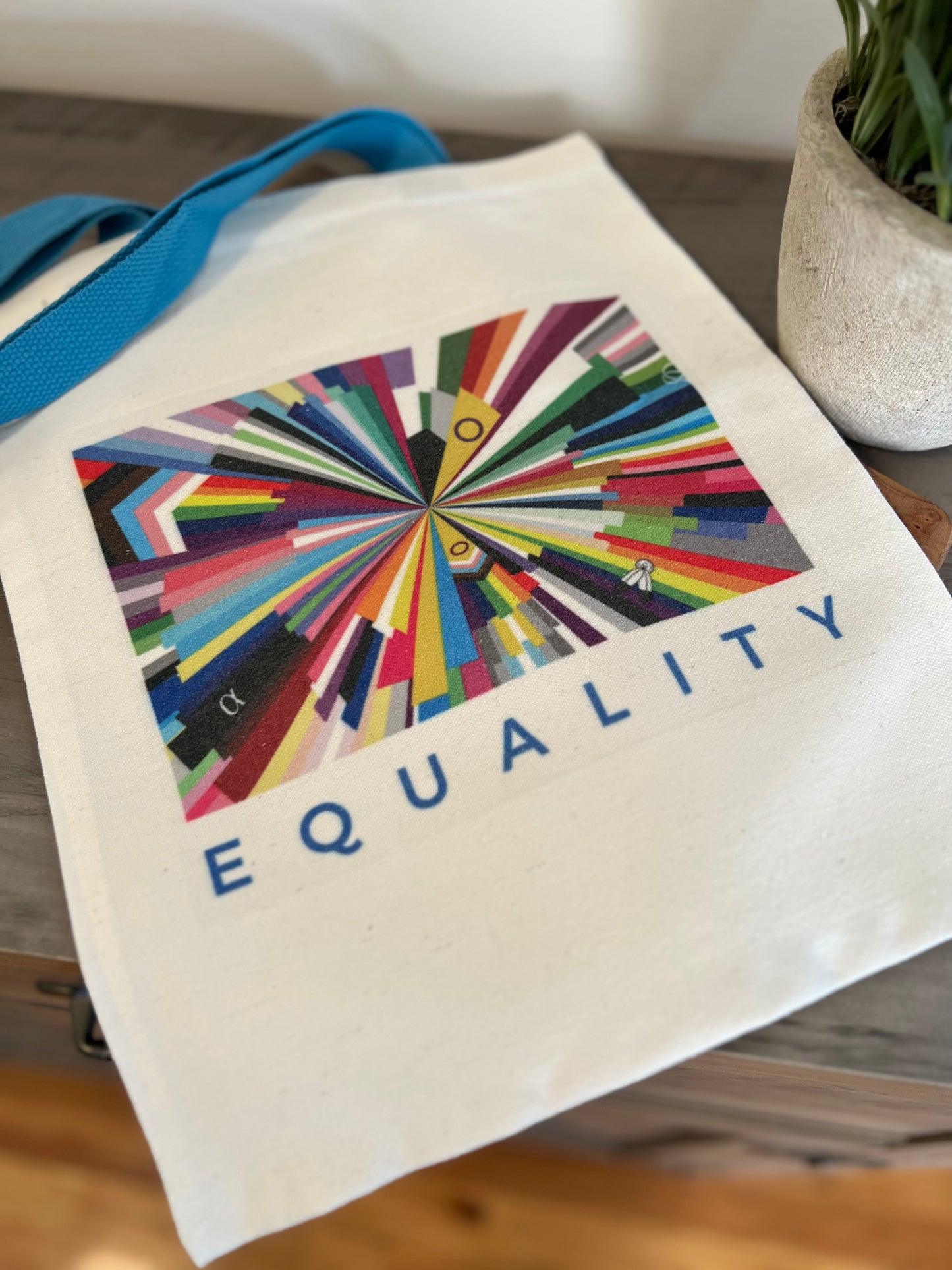 Equality, Pride Flags, BLM, Canvas Tote Bag