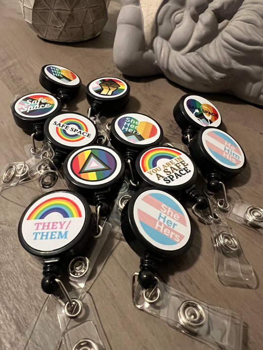 Badge Reels, BLM, Safe Space, Equality