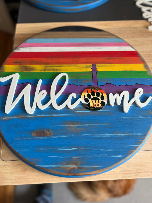 Provincetown Welcome Sign Interchangeable, Pride, PTown